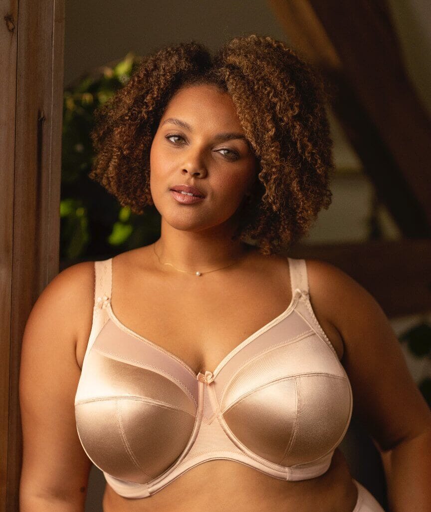Goddess Keira Underwired Banded Bra - Nude - Image 4