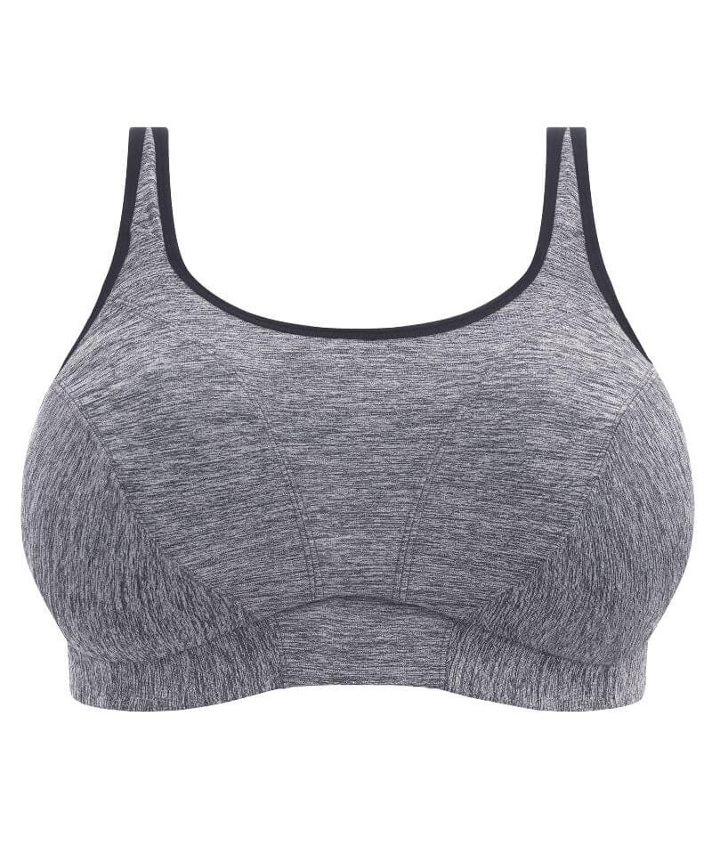 Goddess Sport Wirefree Sports Bra - Pewter Heather - Image 4
