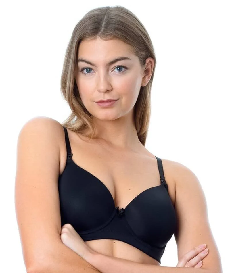 Hotmilk Forever Yours Maternity & Nursing Bra - Black - Image 5