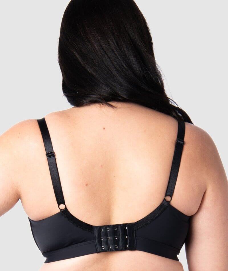 Hotmilk Infinite T-Shirt Wirefree Nursing Bra - Black - Image 2