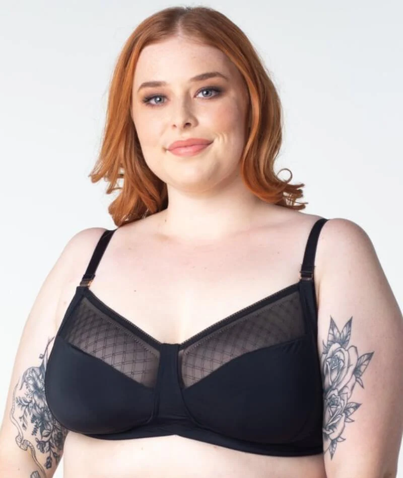 Hotmilk Lunar Eclipse Nursing Wire-free Bra - Black - Image 10