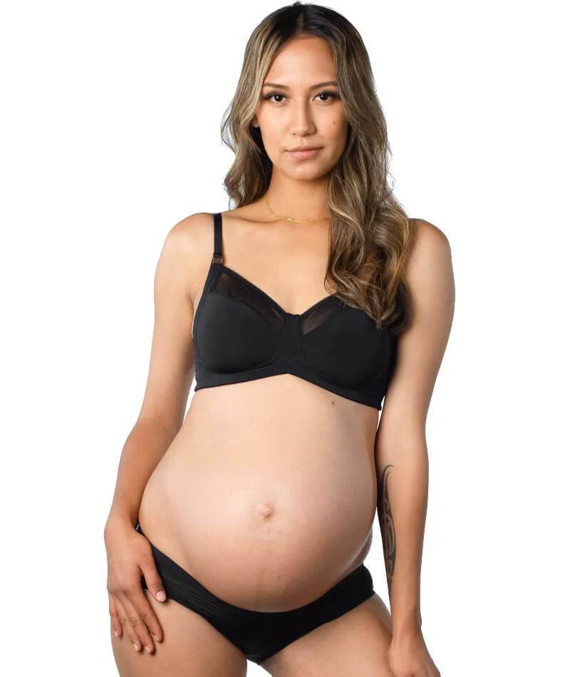 Hotmilk Lunar Eclipse Nursing Wire-free Bra - Black - Image 12