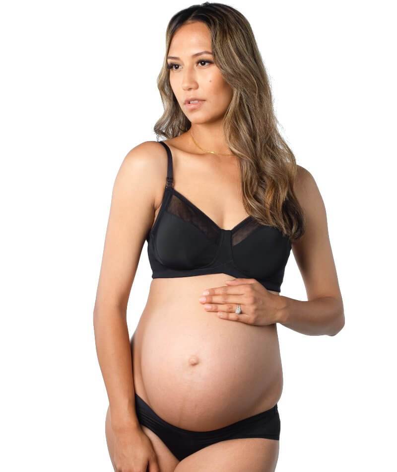 Hotmilk Lunar Eclipse Nursing Wire-free Bra - Black - Image 14