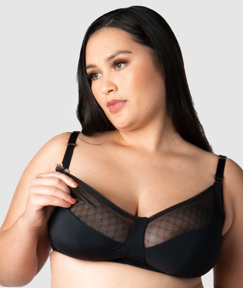 Hotmilk Lunar Eclipse Nursing Wire-free Bra - Black - Image 3