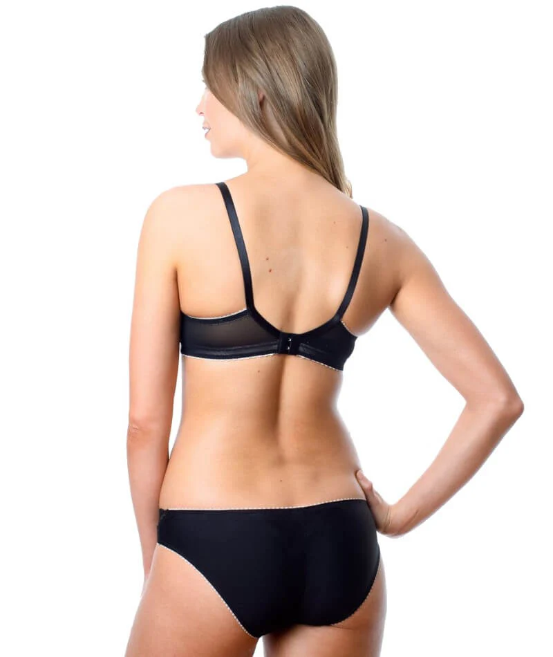 Hotmilk Show Off Wire-free Nursing & Maternity Bra - Black - Image 11