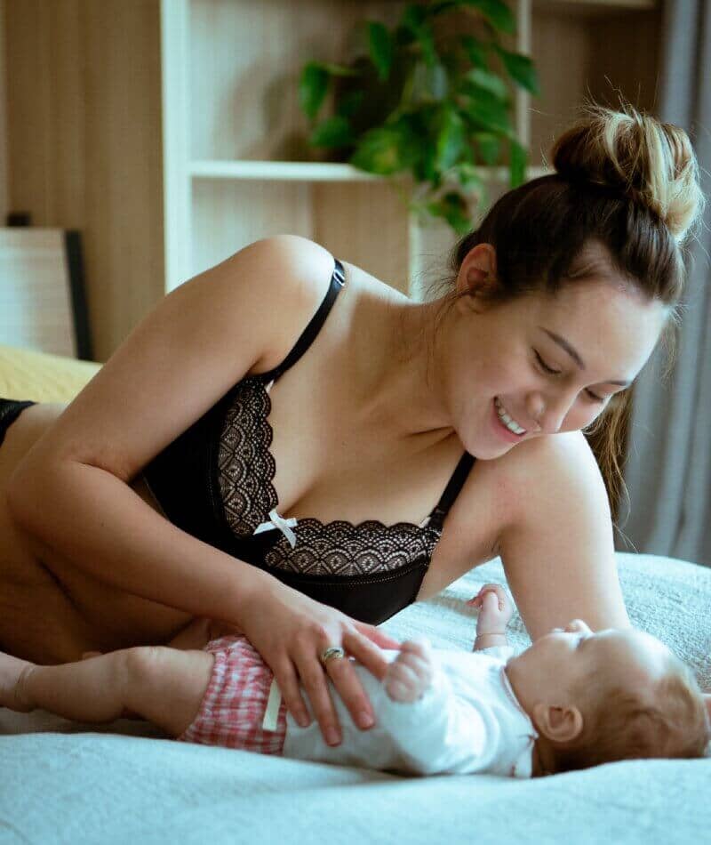 Hotmilk Show Off Wire-free Nursing & Maternity Bra - Black - Image 16