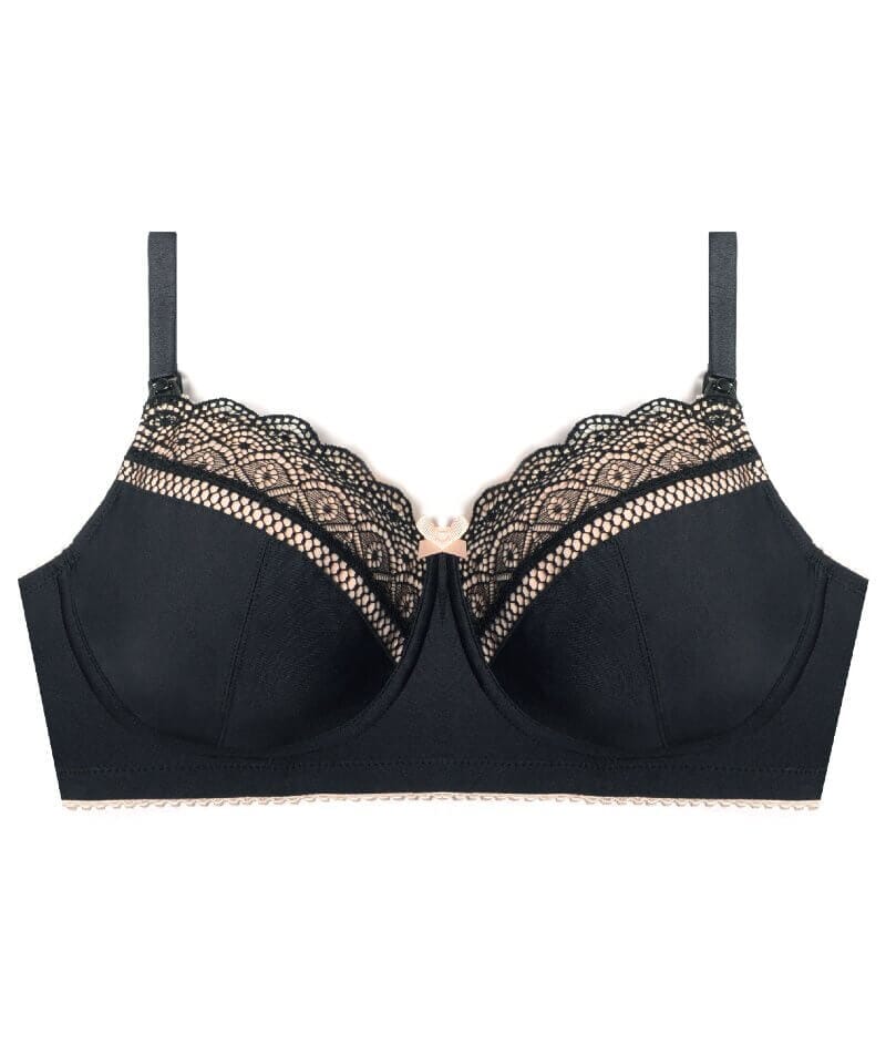 Hotmilk Show Off Wire-free Nursing & Maternity Bra - Black - Image 18