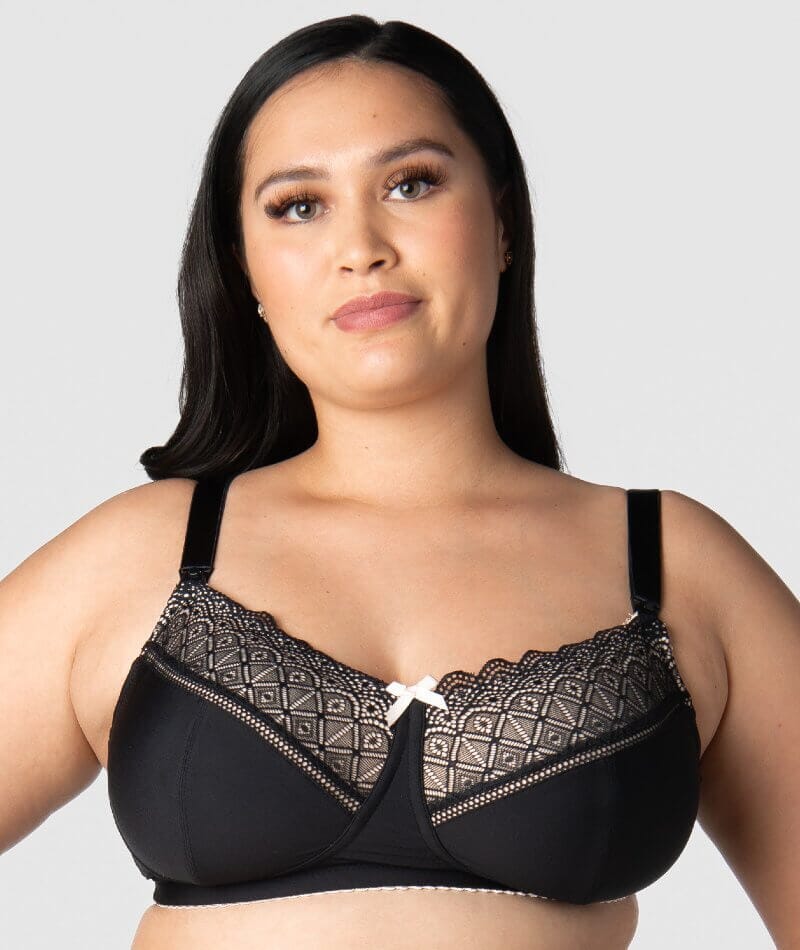 Hotmilk Show Off Wire-free Nursing & Maternity Bra - Black - Image 6