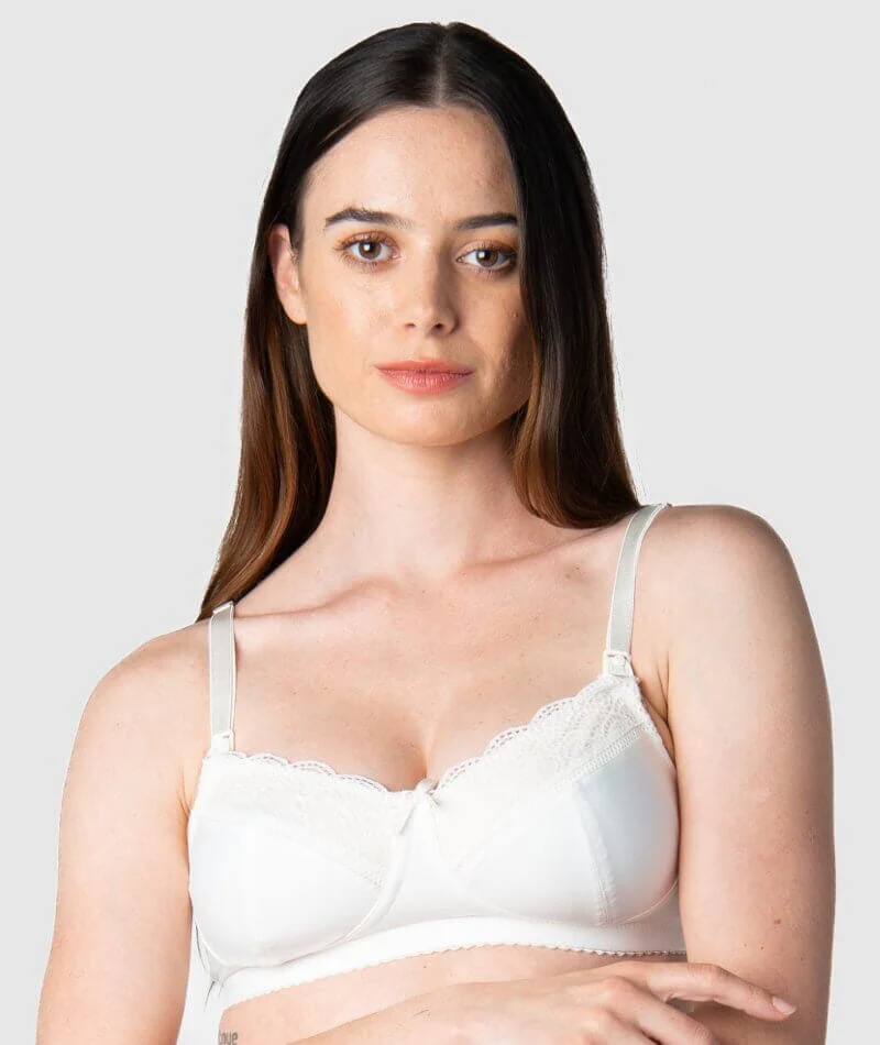 Hotmilk Show Off Wire-free Nursing & Maternity Bra - Ivory - Image 4