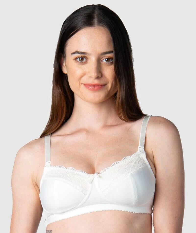 Hotmilk Show Off Wire-free Nursing & Maternity Bra - Ivory - Image 7