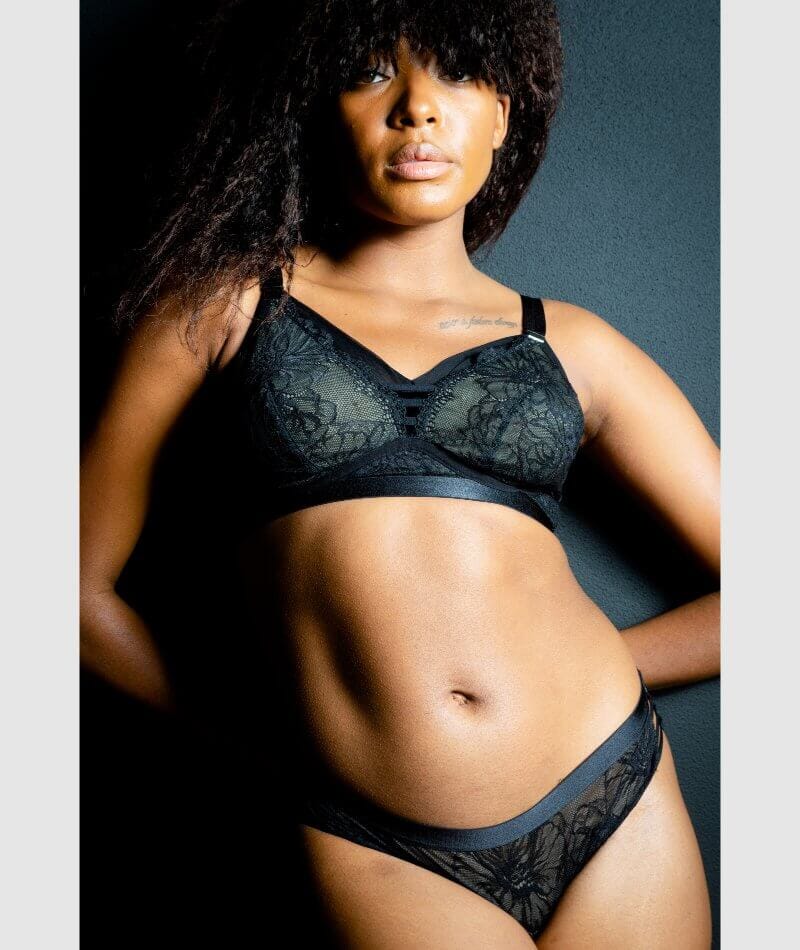 Hotmilk True Luxe Flexi-wire Nursing Bra - Black - Image 14