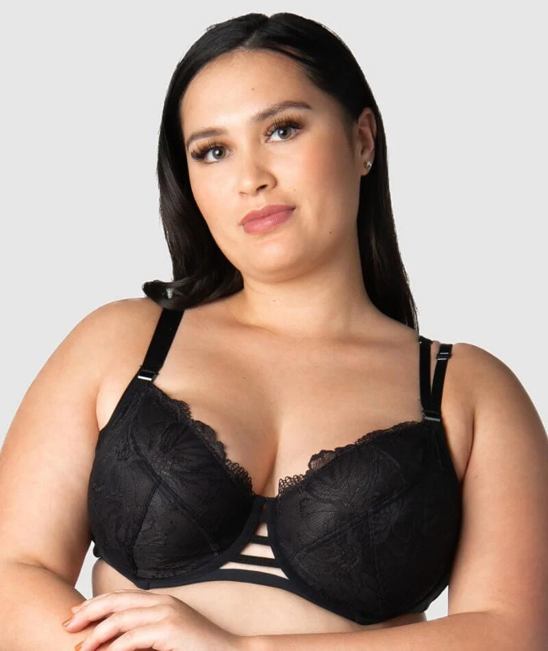 Hotmilk True Luxe Flexi-wire Nursing Bra - Black - Image 4