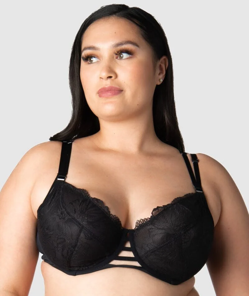 Hotmilk True Luxe Flexi-wire Nursing Bra - Black - Image 6