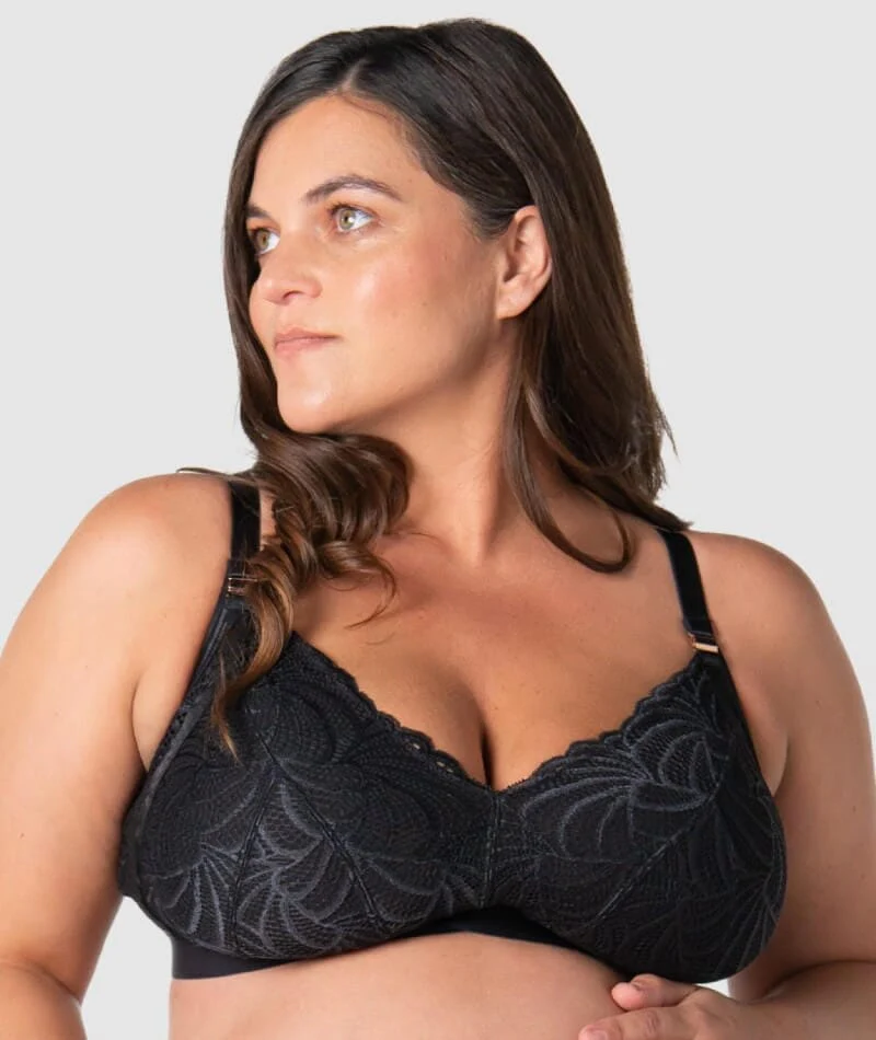 Hotmilk Warrior 2.0 Flexfit Wire-Free Nursing  Bra - Black - Image 3