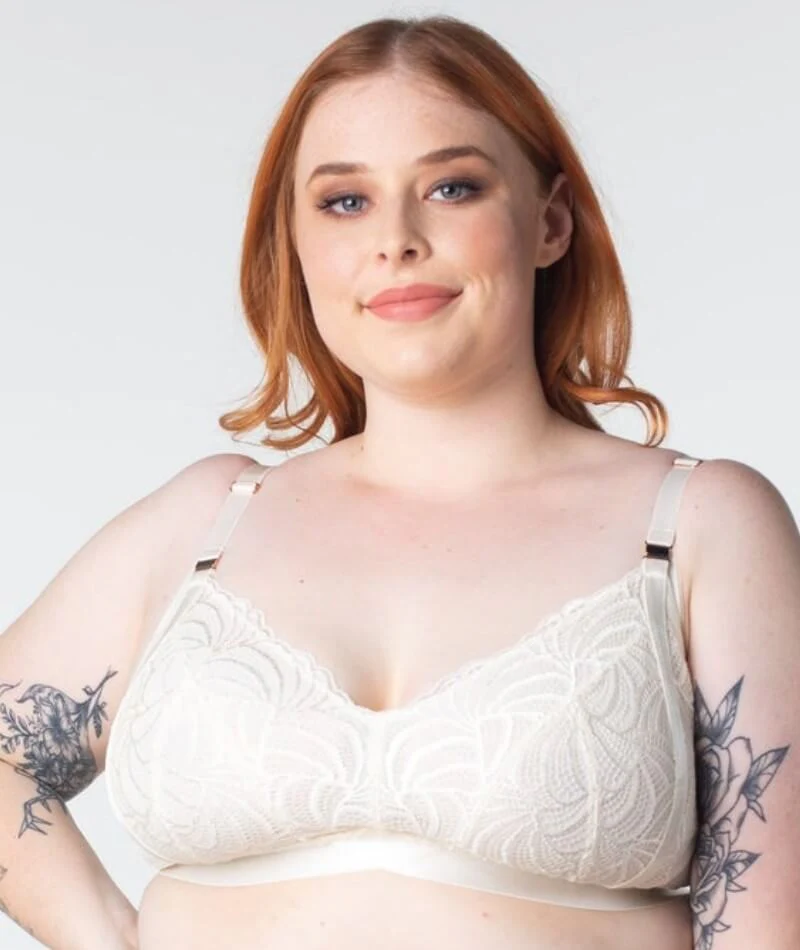 Hotmilk Warrior Soft Cup Wire-free Nursing Bra - Ivory - Image 5
