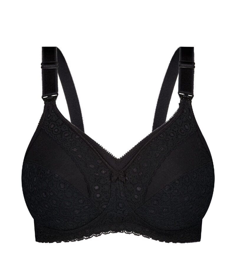 Triumph Lace Wire-free Maternity Bra - Black - Image 6