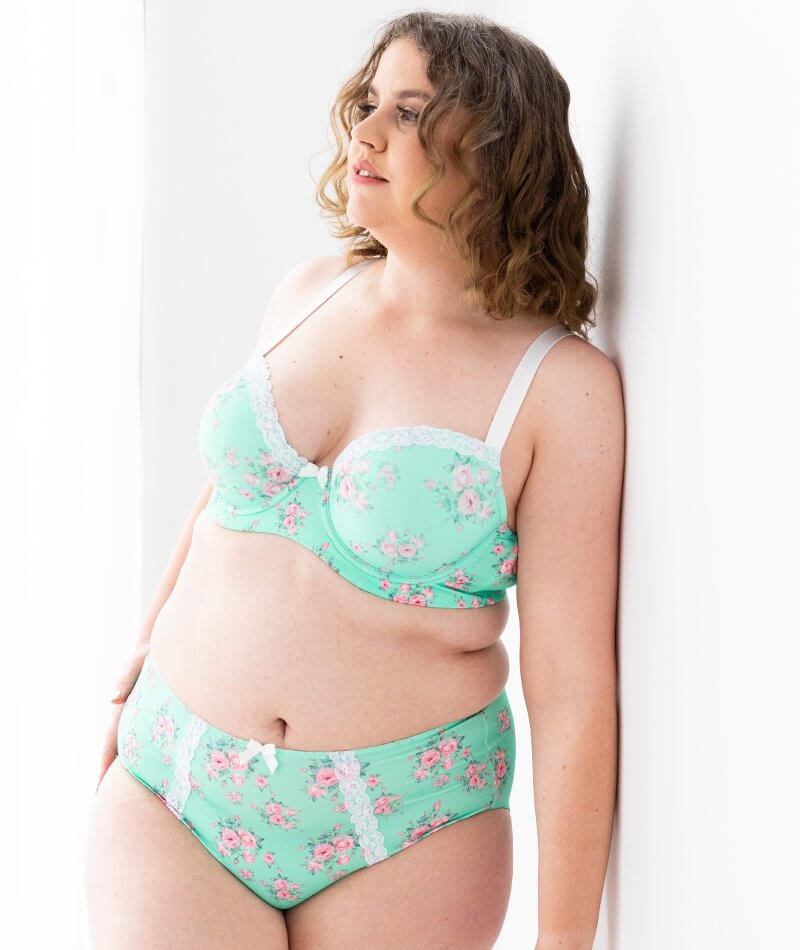 Lady Emprezz Laverne High Rise Brief - Aqua Vintage - Image 6