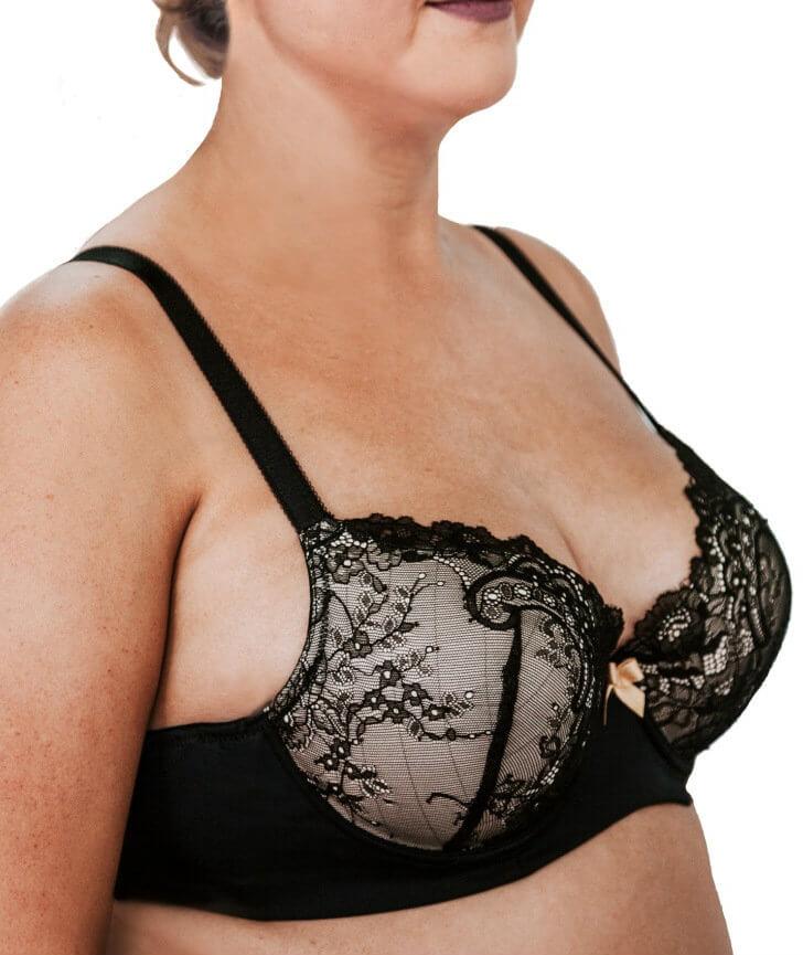 Lady Emprezz Rizzo Padded Shaping Bra - Black/Nude - Image 18