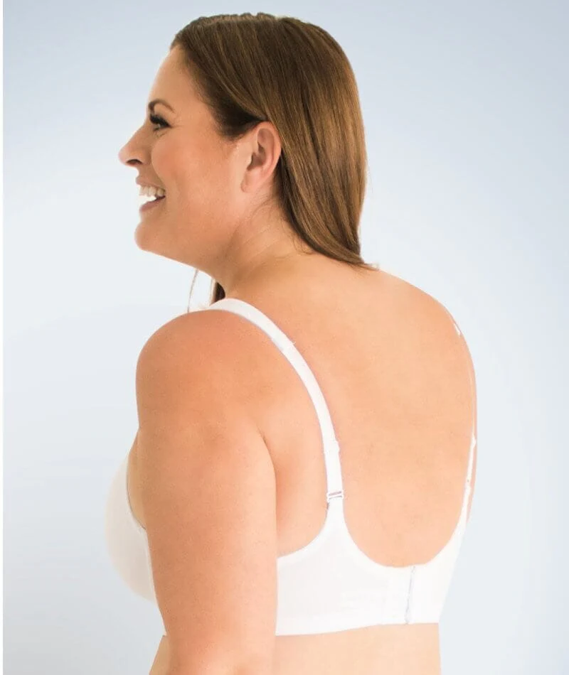 Leading Lady Brigitte Molded Padded Seamless Wire-free Bra - White - Image 7