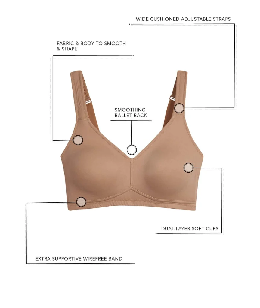 Leading Lady The Claire Wirefree Everyday Comfort Bra - Black - Image 5