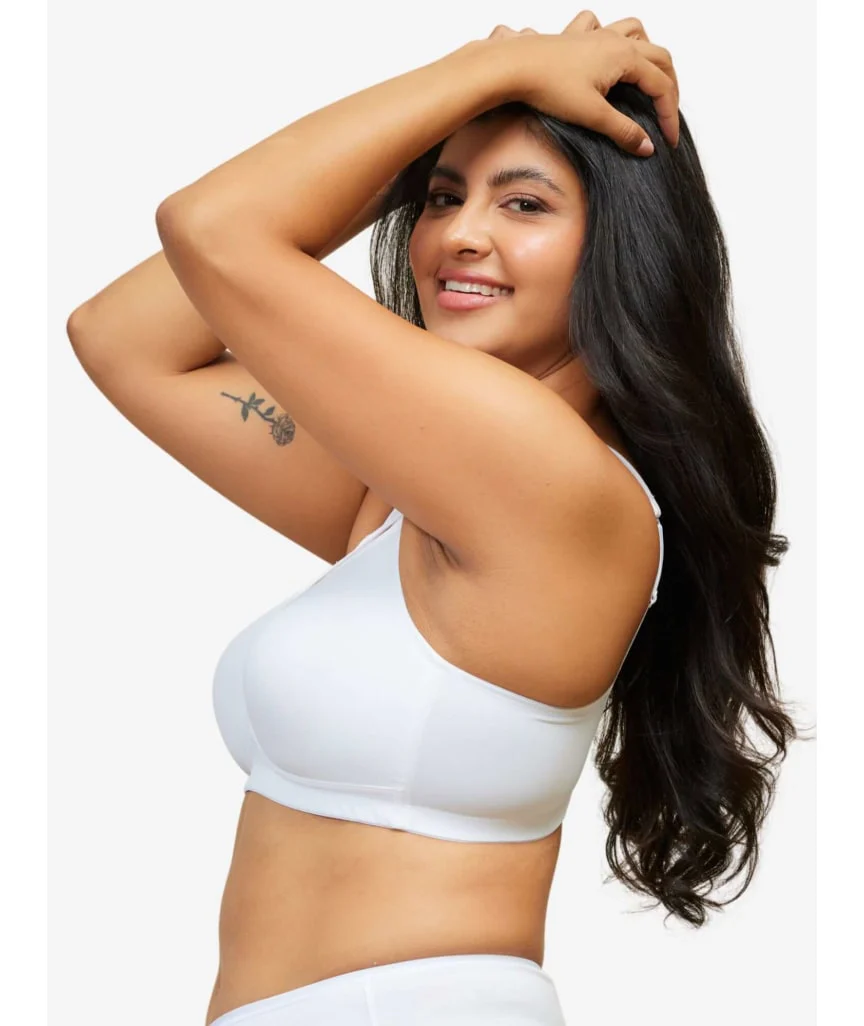 Leading Lady The Claire Wirefree Everyday Comfort Bra - White - Image 3