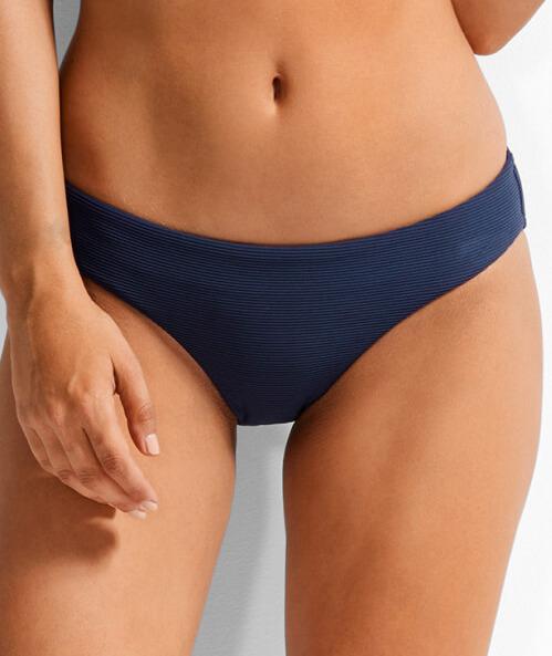 Miléa Mini Rib Hipster Bikini Brief - Ink - Image 3