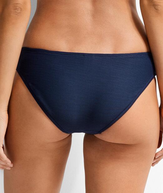 Miléa Mini Rib Hipster Bikini Brief - Ink - Image 4