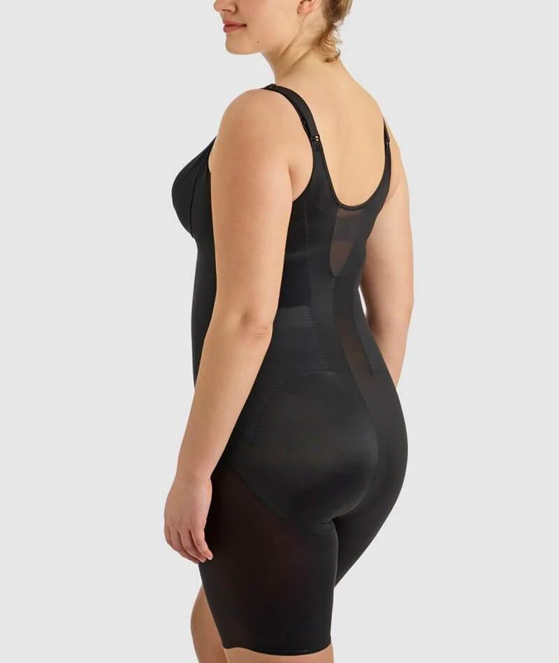 Miraclesuit Adjustable Fit Long Leg Singlette - Black - Image 2