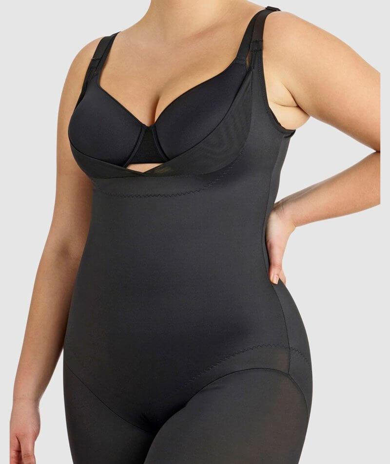 Miraclesuit Adjustable Fit Long Leg Singlette - Black - Image 3