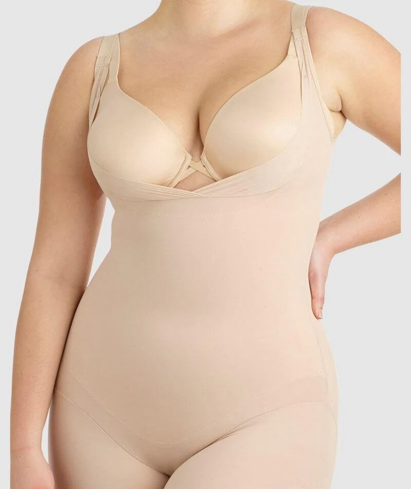 Miraclesuit Adjustable Fit Long Leg Singlette - Nude - Image 2