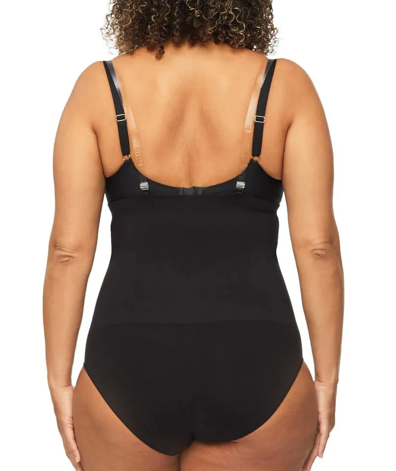 Nancy Ganz Bamboo Essentials High Waisted Brief - Black - Image 2