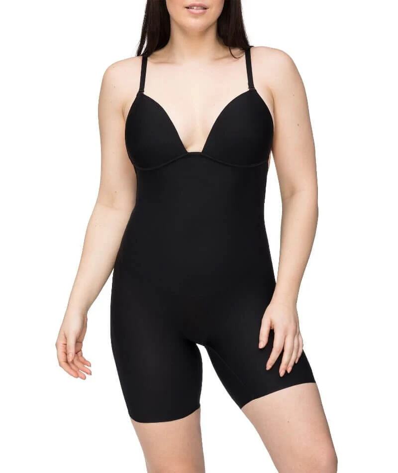 Nancy Ganz Body Define Backless Jumpsuit - Black