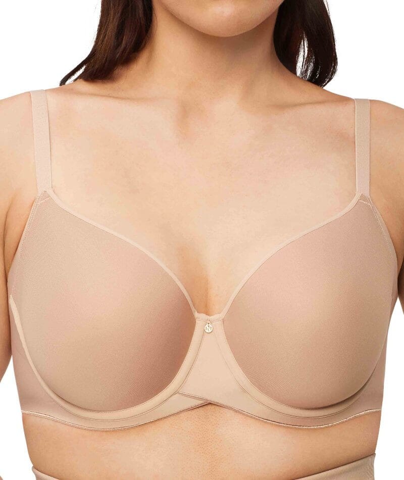 Nancy Ganz Body I.D. Luna Spacer Contour Bra - Warm Taupe - Image 4