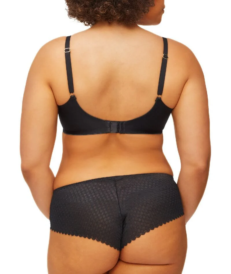 Nancy Ganz Revive Maya Underwire Lace Minimiser Bra - Black - Image 7