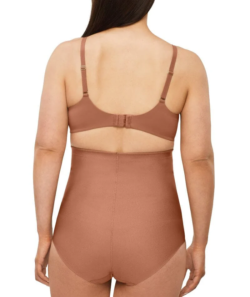 Nancy Ganz X-Factor High Waisted Brief - Cocoa - Image 2