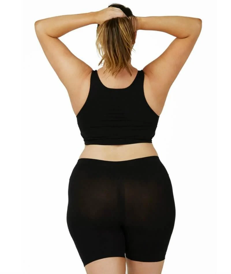 OOS - Sonsee Anti Chafing Shapewear Short Shorts - Black - Image 5