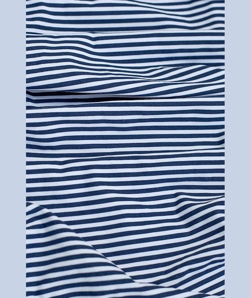 Nip Tuck Sorrento Stripe Joanne Twist Front A-DD Cup One Piece Swimsuit - Navy - Image 11