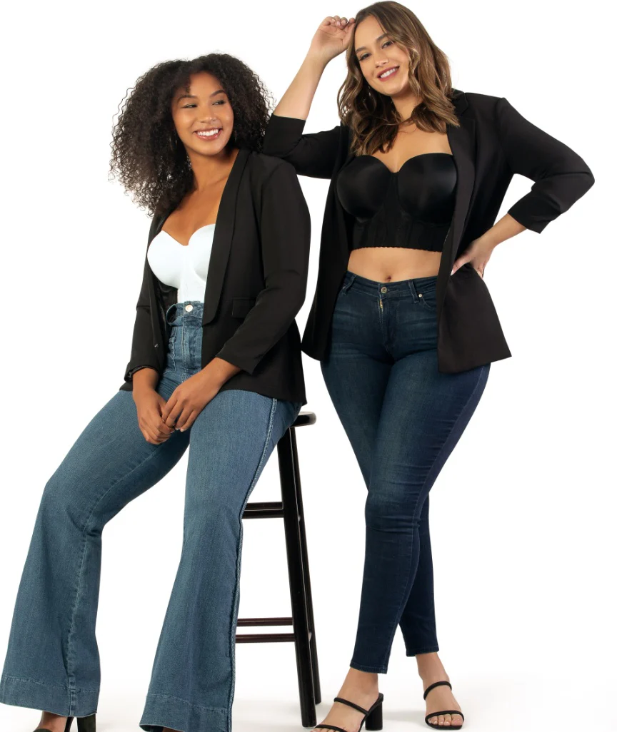Parfait Elissa Seamless Underwire Padded Longline Strapless Bra - Black - Image 8