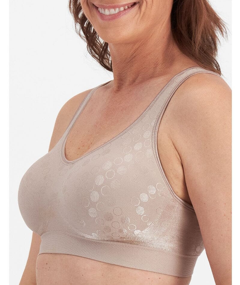 Playtex Comfort Revolution Contour Dot Wire-free 2 Pack Bra - Evening Blush/Gentle Peach - Image 7