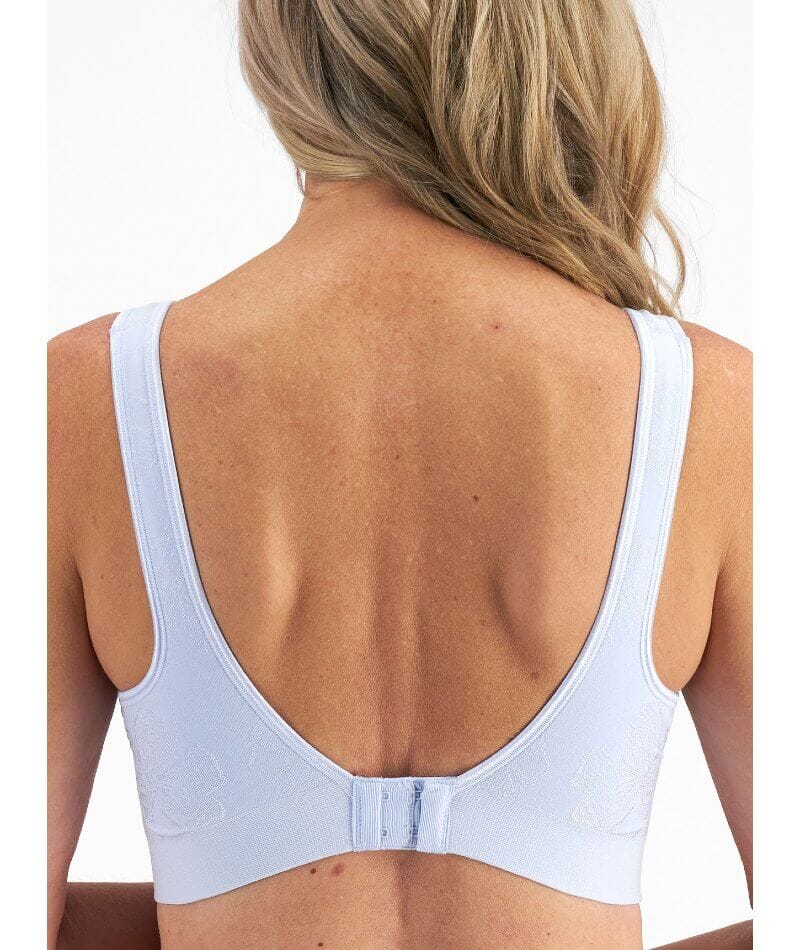 Playtex Comfort Revolution Contour Wire-free Bra - Blue Floral - Image 5