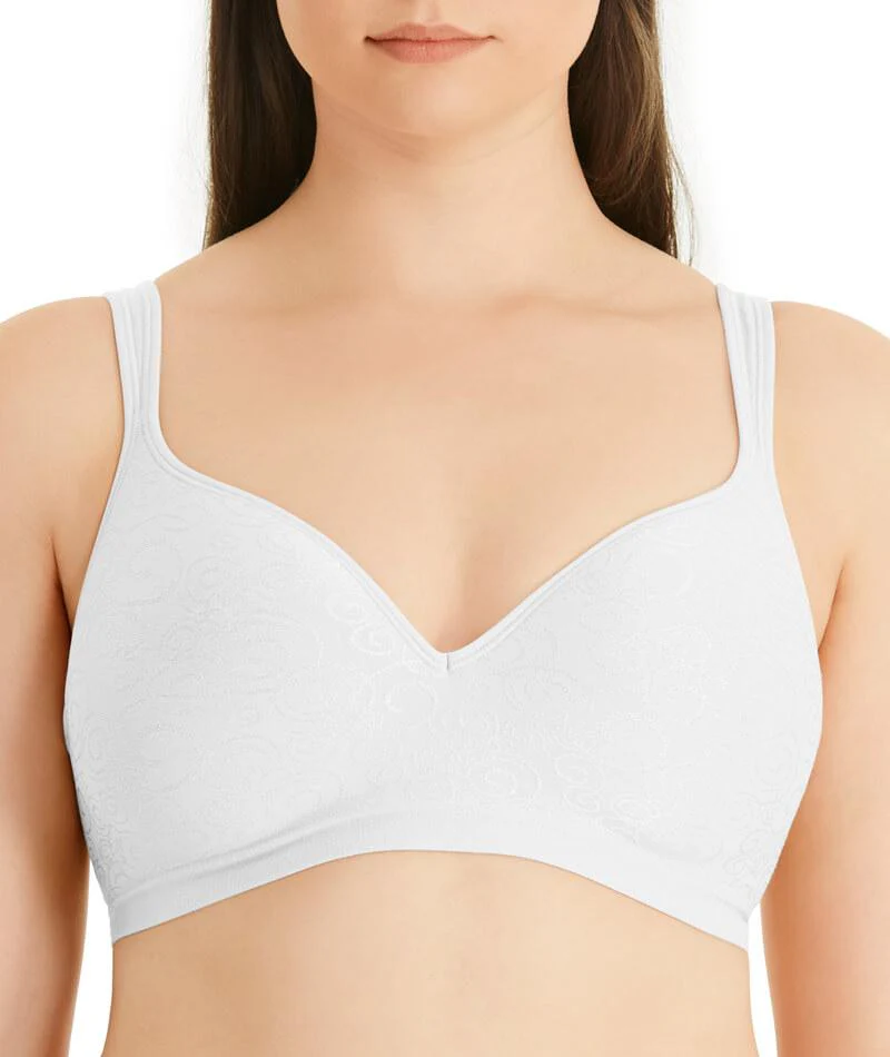 Playtex Comfort Revolution Swirl Wire-free Bra - White Swirl - Image 3
