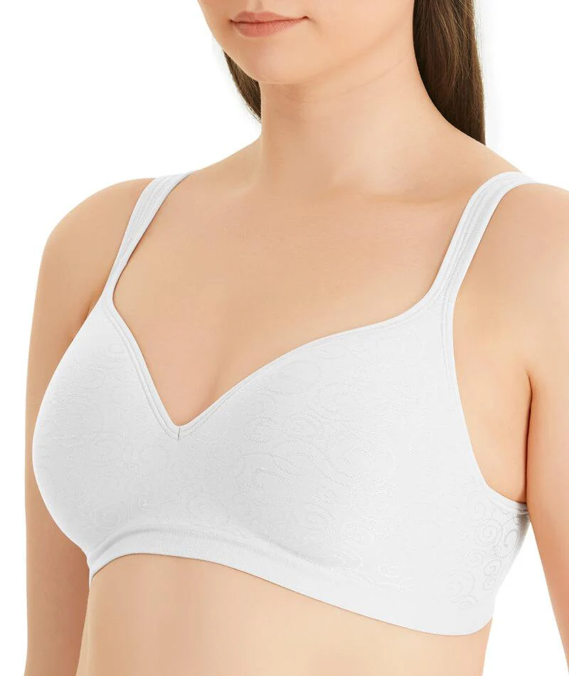 Playtex Comfort Revolution Swirl Wire-free Bra - White Swirl - Image 4