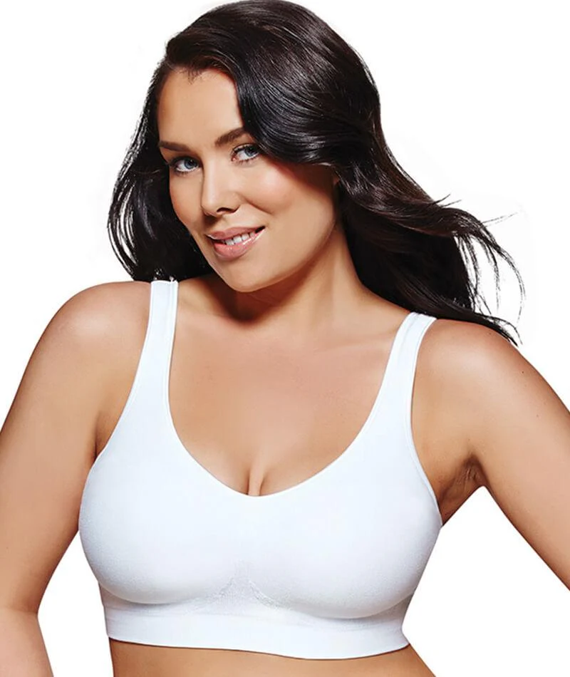 Playtex Play Comfort Revolution Wire-Free Bra - White - Image 6