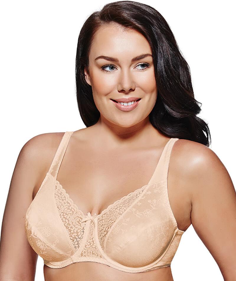 Playtex Secrets Floral Delustre Bra - Beige - Image 5