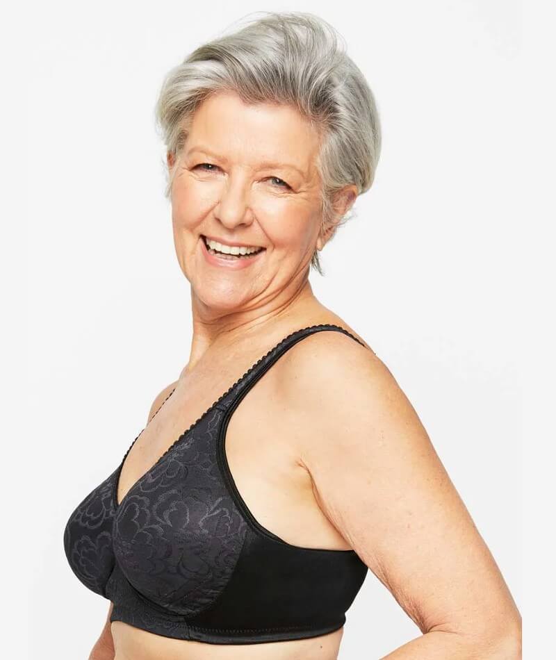 Playtex 18 Hour Ultimate Lift & Support Wire-Free Bra - Black - Image 7