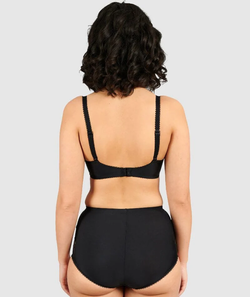 Sans Complexe Ariane Full Cup Underwired Lace  Bra - Black - Image 4