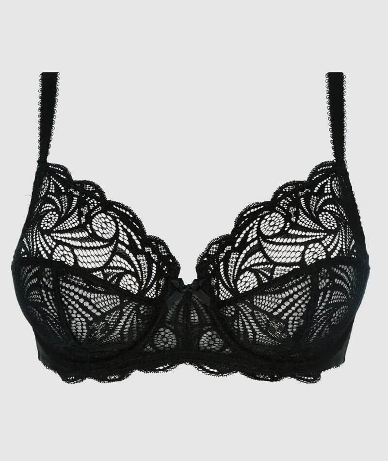 Sans Complexe Ariane Full Cup Underwired Lace  Bra - Black - Image 5
