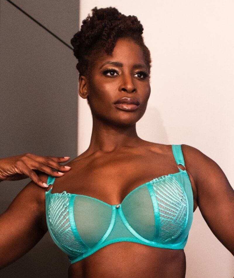 Scantilly Authority Balcony Bra - Blue Lagoon - Image 4
