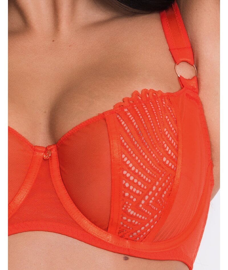 Scantilly Authority Balcony Bra - Lava Red - Image 9