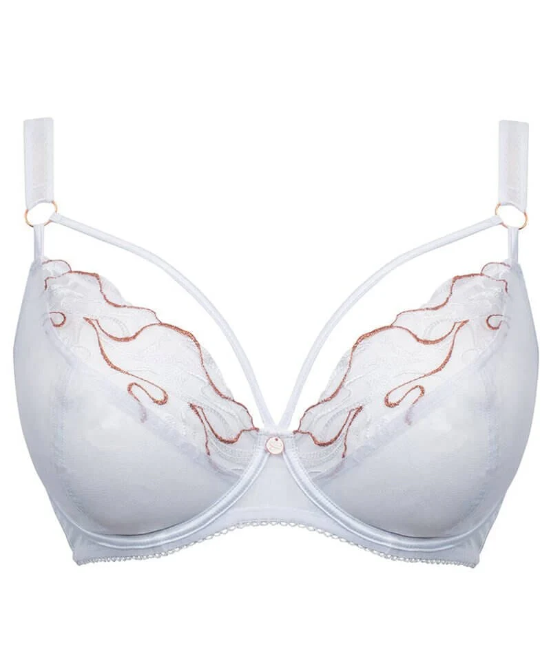 Scantilly Fascinate Plunge Bra - White - Image 10